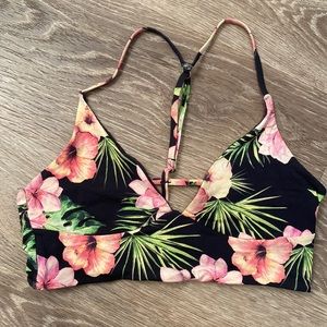 Spiritual gangster, bathing suit/workout top. Hawaiian adjustable straps.